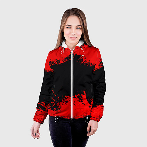 Женская куртка Red Spray / 3D-Белый – фото 4