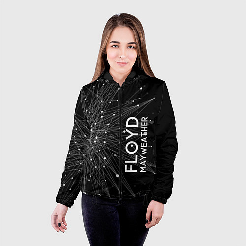 Женская куртка Floyd Mayweather: Lines / 3D-Черный – фото 4