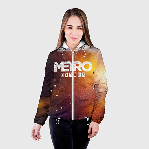 Женская куртка МЕТРО / 3D-Белый – фото 4