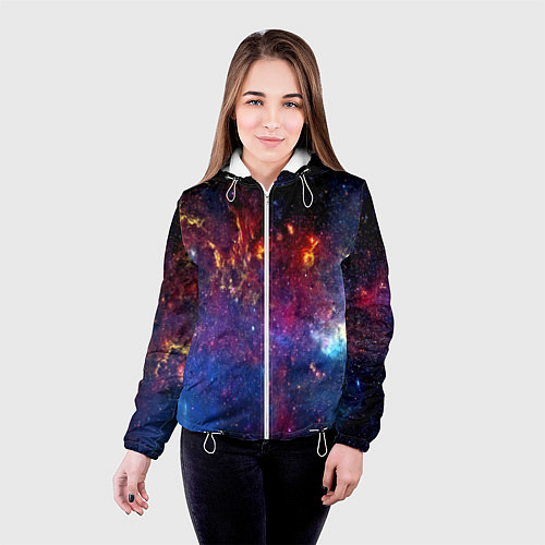 Женская куртка Космос / 3D-Белый – фото 4
