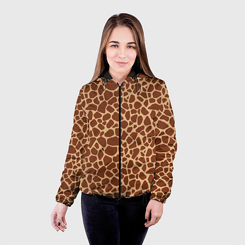 Женская куртка Жираф / 3D-Черный – фото 4