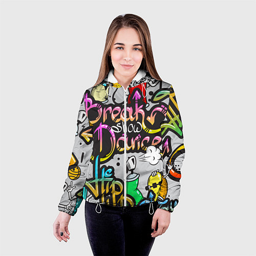 Женская куртка Break Show Dance / 3D-Белый – фото 4