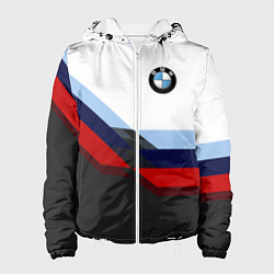 Куртка с капюшоном женская BMW M SPORT, цвет: 3D-белый