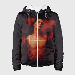 Куртка с капюшоном женская HIM: Devil Soul, цвет: 3D-белый