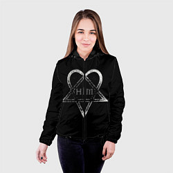 Куртка с капюшоном женская HIM, цвет: 3D-черный — фото 2