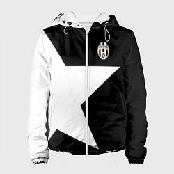 Куртка с капюшоном женская FC Juventus: Star, цвет: 3D-белый