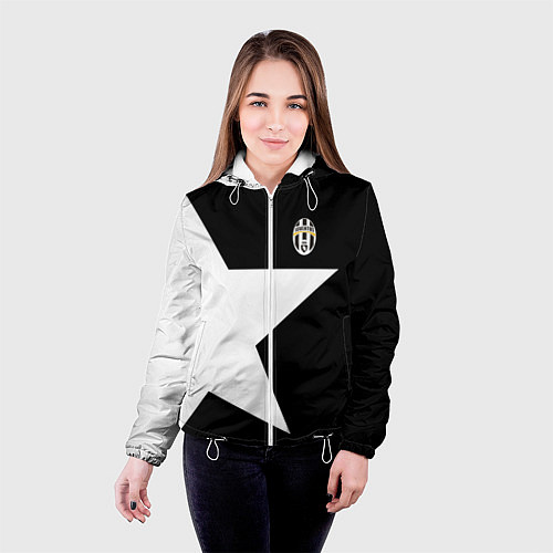 Женская куртка FC Juventus: Star / 3D-Белый – фото 4