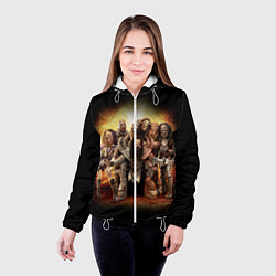 Куртка с капюшоном женская LORDI, цвет: 3D-белый — фото 2