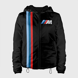 Куртка с капюшоном женская BMW BLACK COLLECTION БМВ, цвет: 3D-черный