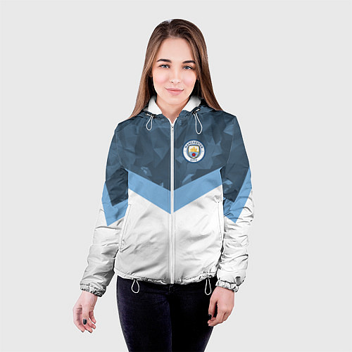 Женская куртка Manchester City FC: Sport / 3D-Белый – фото 4