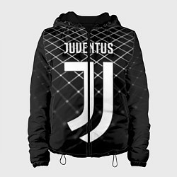 Куртка с капюшоном женская FC Juventus: Black Lines, цвет: 3D-черный