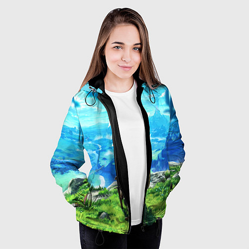 Женская куртка Z-Link / 3D-Черный – фото 3