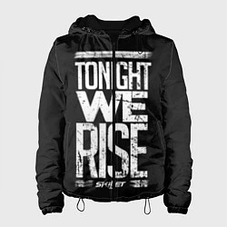 Куртка с капюшоном женская Skillet: We Rise, цвет: 3D-черный