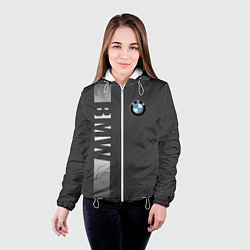 Куртка с капюшоном женская BMW SPORT, цвет: 3D-белый — фото 2