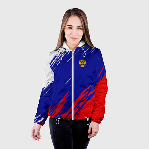 Женская куртка RUSSIA SPORT / 3D-Белый – фото 4