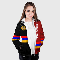 Куртка с капюшоном женская Armenia, цвет: 3D-белый — фото 2