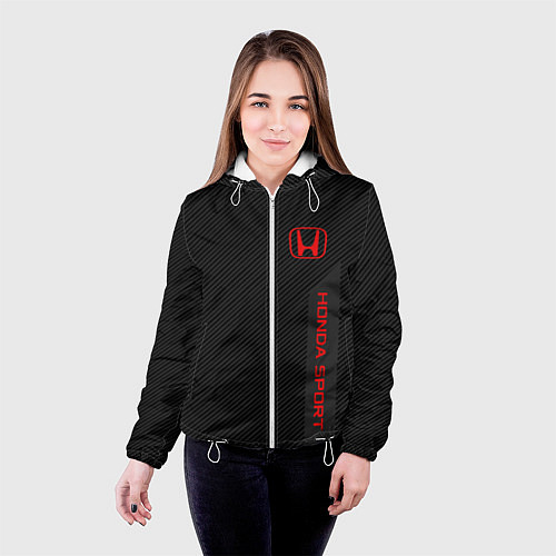 Женская куртка Honda: Sport Line / 3D-Белый – фото 4