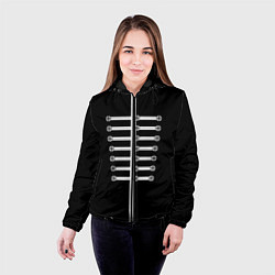 Куртка с капюшоном женская My Chemical Romance, цвет: 3D-черный — фото 2