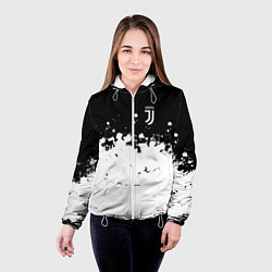 Куртка с капюшоном женская FC Juventus Sport, цвет: 3D-белый — фото 2