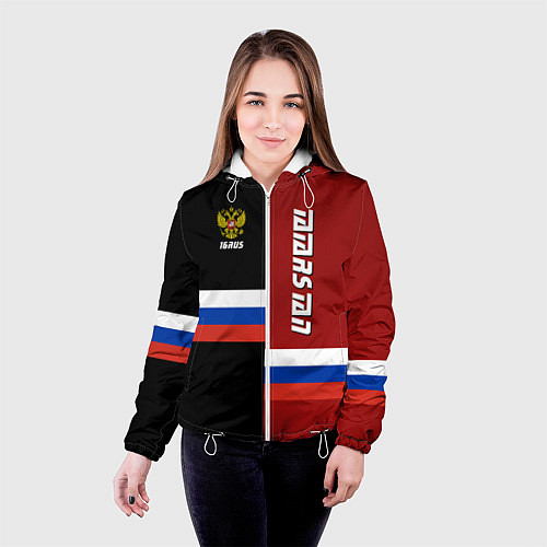 Женская куртка Tatarstan, Russia / 3D-Белый – фото 4