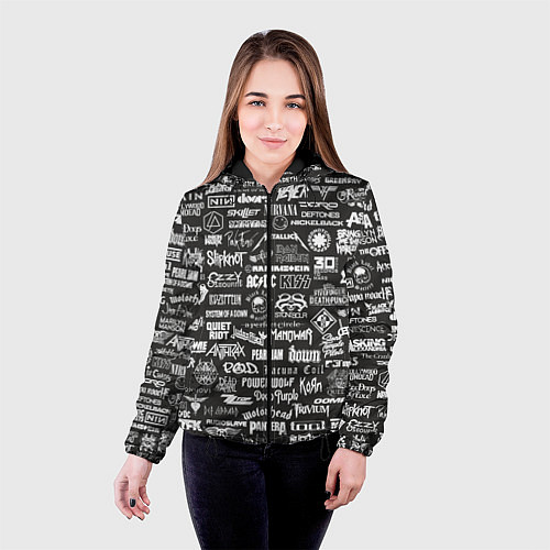 Женская куртка Rock Star / 3D-Черный – фото 4