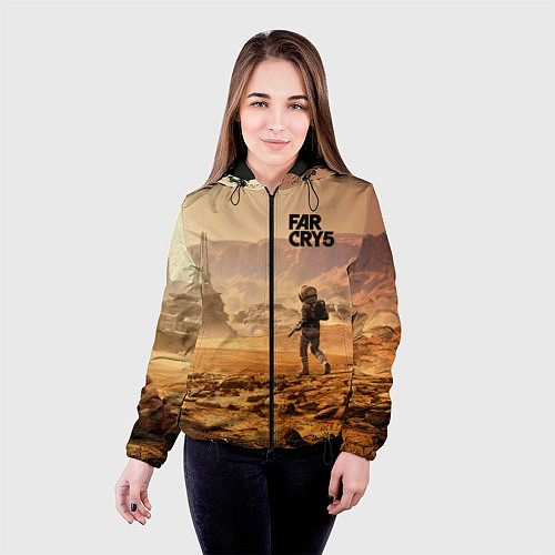 Женская куртка Far Cry 5: On Mars / 3D-Черный – фото 4
