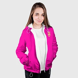 Куртка с капюшоном женская Сборная Сербии: Домашняя ЧМ-2018, цвет: 3D-белый — фото 2