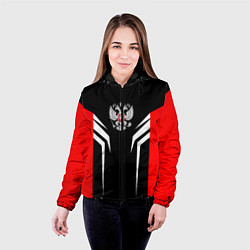 Куртка с капюшоном женская Russia: Sport Line, цвет: 3D-черный — фото 2