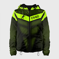 Куртка с капюшоном женская CS:GO Carbon Form, цвет: 3D-черный