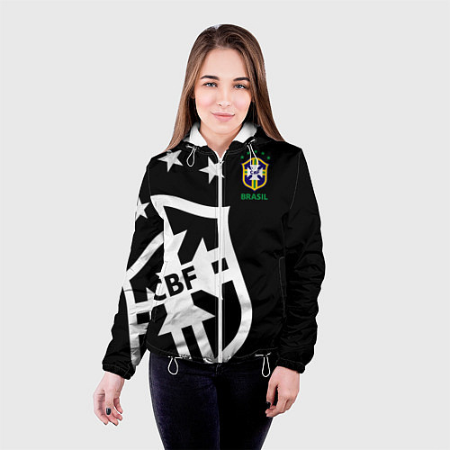 Женская куртка Brazil Team: Exclusive / 3D-Белый – фото 4