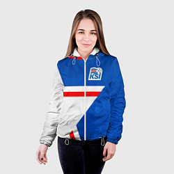 Куртка с капюшоном женская KSI ICELAND STAR, цвет: 3D-белый — фото 2