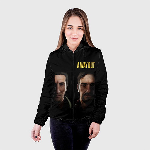 Женская куртка Leo & Vincent / 3D-Черный – фото 4