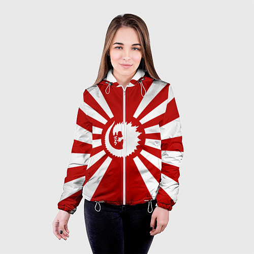 Женская куртка Godzilla: Japan Style / 3D-Белый – фото 4