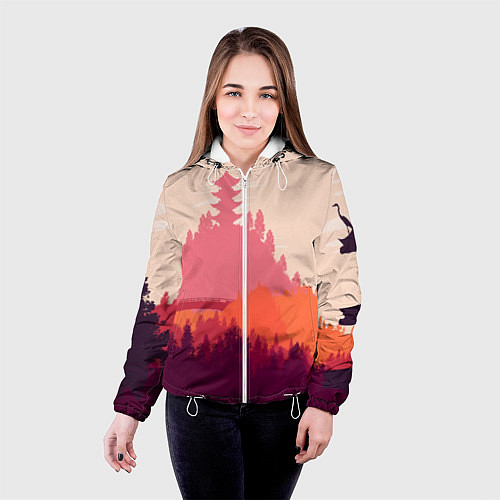 Женская куртка Firewatch City / 3D-Белый – фото 4