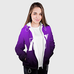 Куртка с капюшоном женская R6S: Jacal, цвет: 3D-белый — фото 2