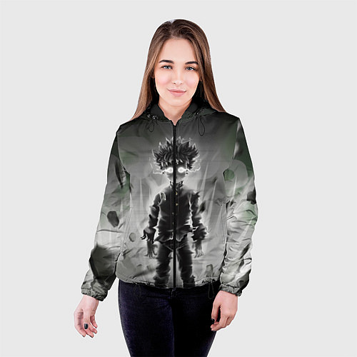 Женская куртка Mob Psycho / 3D-Черный – фото 4