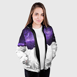 Куртка с капюшоном женская Fortnite: Llama Space, цвет: 3D-черный — фото 2