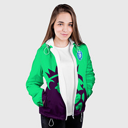 Куртка с капюшоном женская FIFA Barclays 2019, цвет: 3D-белый — фото 2