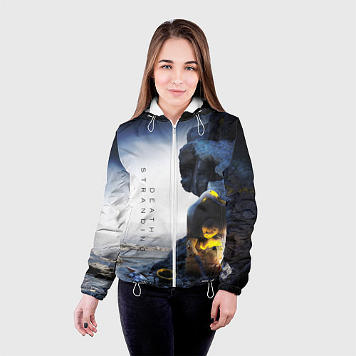 Женская куртка Death Stranding: Exclusive / 3D-Белый – фото 4