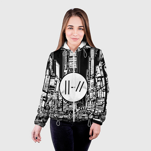 Женская куртка 21 Pilots: Big City / 3D-Белый – фото 4