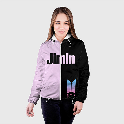 Женская куртка BTS Jimin / 3D-Белый – фото 4