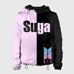 Куртка с капюшоном женская BTS Suga, цвет: 3D-черный