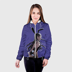 Куртка с капюшоном женская Senpai Girl, цвет: 3D-белый — фото 2