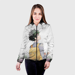 Куртка с капюшоном женская Дождь, цвет: 3D-черный — фото 2