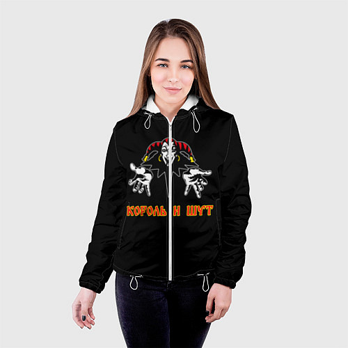 Женская куртка КОРОЛЬ И ШУТ / 3D-Белый – фото 4