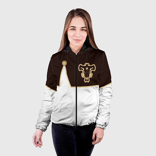 Женская куртка Черный Клевер: Мантия / 3D-Черный – фото 4