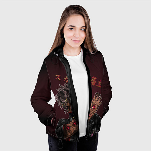 Женская куртка SCARLXRD: Dark Man / 3D-Черный – фото 3
