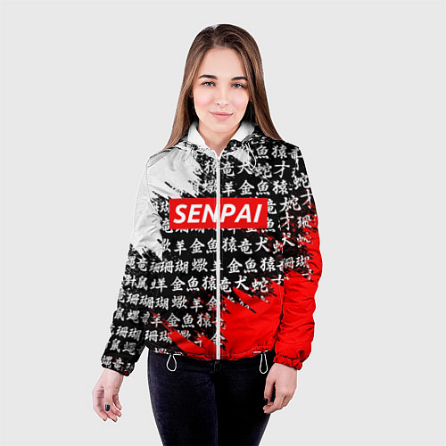 Женская куртка SENPAI / 3D-Белый – фото 4