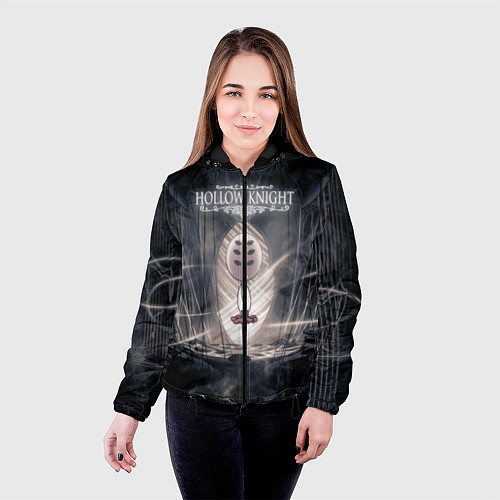 Женская куртка Hollow Knight / 3D-Черный – фото 4
