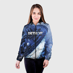Куртка с капюшоном женская Detroit: Become Human, цвет: 3D-черный — фото 2